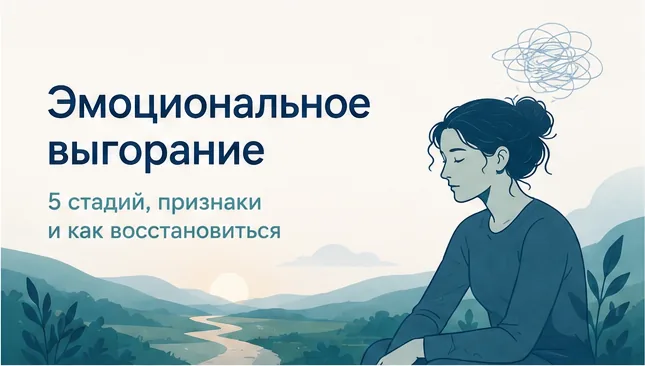 Эмоциональное выгорание: признаки, стадии и как восстановиться