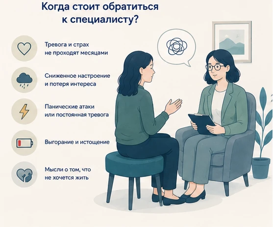 Когда при синдроме самозванца стоит обратиться к специалисту
