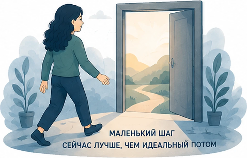 Маленький шаг сейчас лучше, чем идеальный потом — как начать делать дела