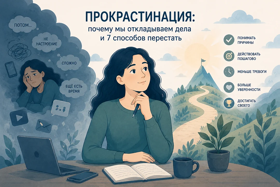 Прокрастинация: почему мы откладываем дела и как перестать