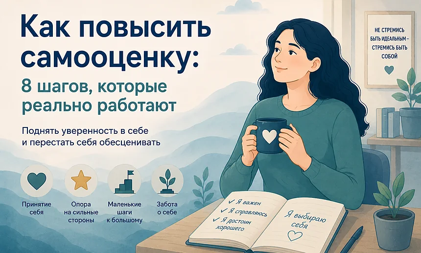 Как повысить самооценку: поднять уверенность в себе и перестать себя обесценивать