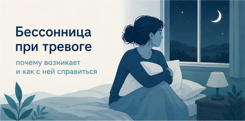 Бессонница при тревоге: почему не спится и как уснуть