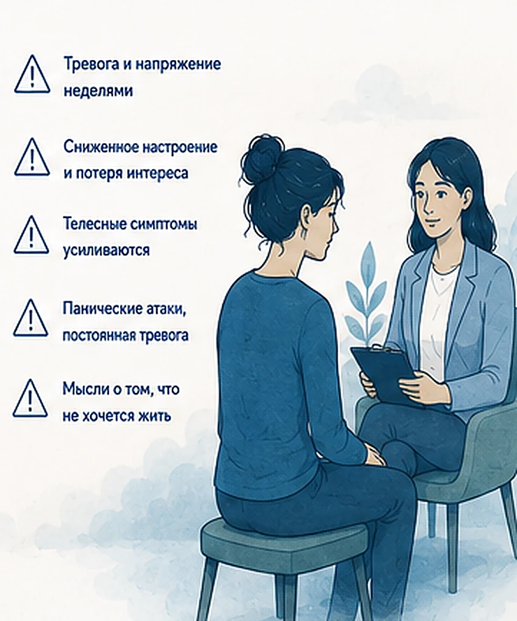 Когда при стрессе на работе стоит обратиться к специалисту